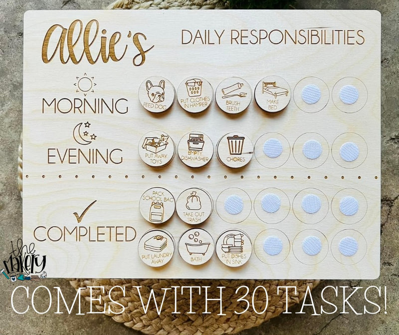 Chore Chart- Personalized