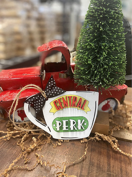Central Perk Coffee Mug Christmas Ornament