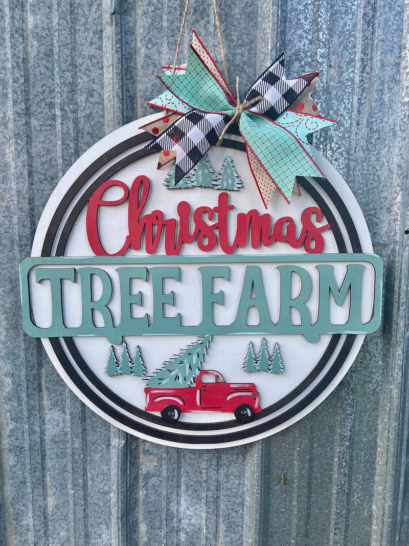 Christmas Tree Farm with Rings