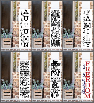 Porch Sign Stencil