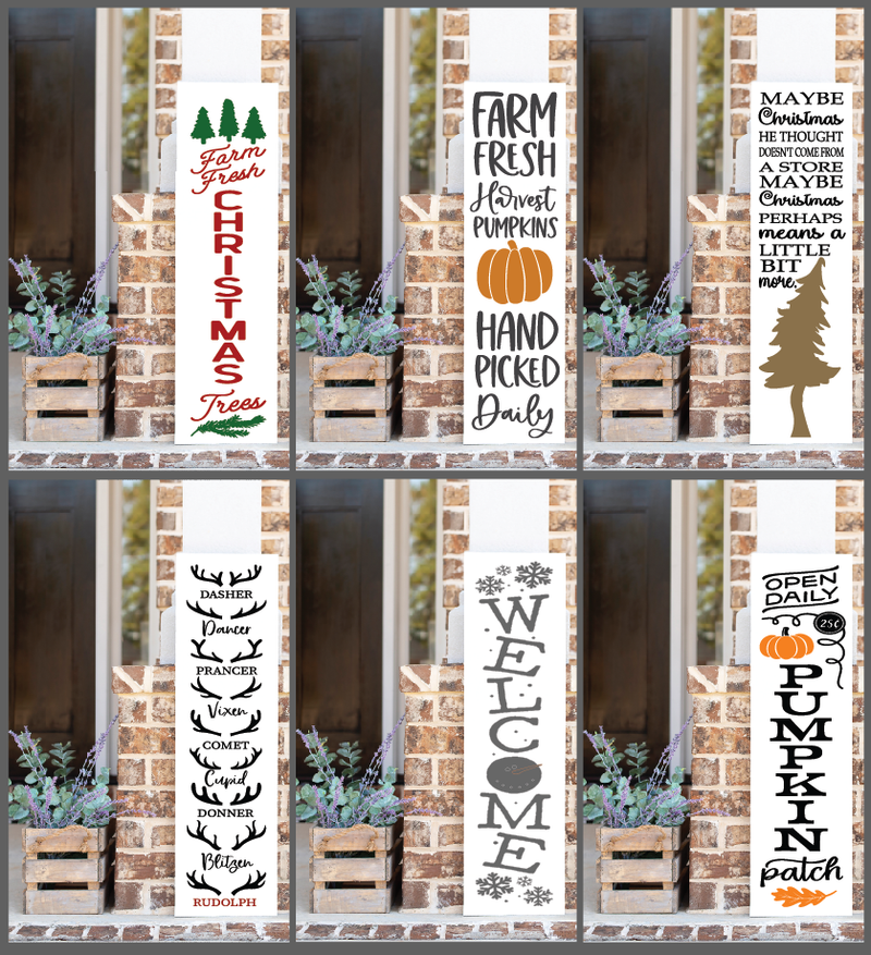 Porch Sign Stencil