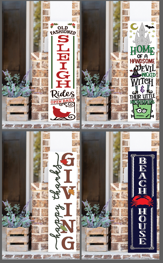Porch Sign Stencil