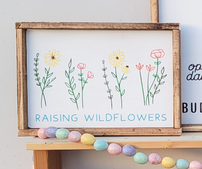 Raising Wildflowers Framed Take + Make Kit