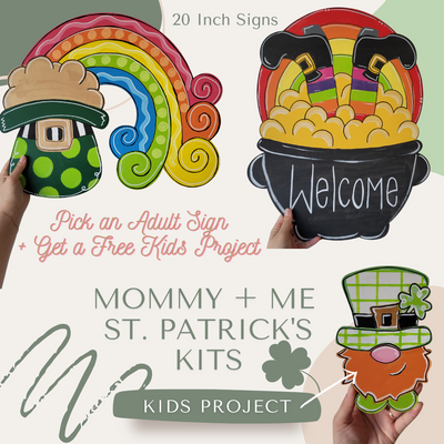 St. Patricks Mommy and Me Take + Make Kits
