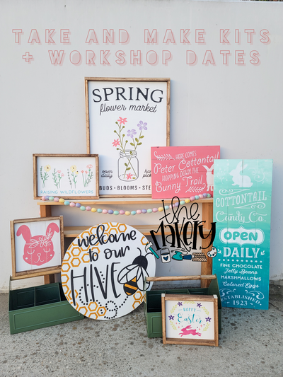 Raising Wildflowers Framed Take + Make Kit